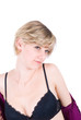 Young blonde stripping