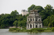 Ho Hoan Kiem, the little lake in the old part of Hanoi, Vietnam, Ho Hoan Kiem, the little lake in the old part of Hanoi, Vietnam,