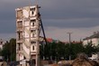 Altes Gebäude wurde abgerissen  - übrig geblieben (Leipzig)