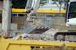 Altes Gebäude wurde abgerissen  - übrig geblieben (Leipzig)