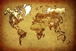 ancient map  world on old paper
