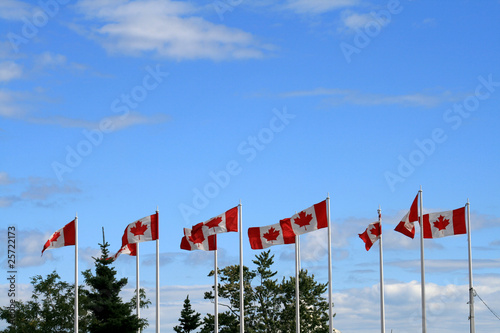 Photo: Canadian Flags Canadian Flags