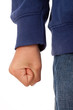 Photo: Gewaltbereiter Junge mit geballter Faust Gewaltbereiter Junge mit geballter Faust