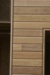 Wooden bardage on a new house