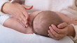 Mother nursing baby