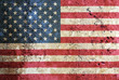 Flag of the USA painted on marble Flag of the USA painted on marble