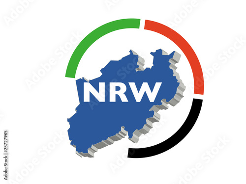 Vektor: NRW in 3D NRW in 3D