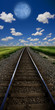 Train Tracks Landscape