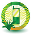 Green Cellular Phone Icon