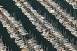 port de plaisance vue du ciel