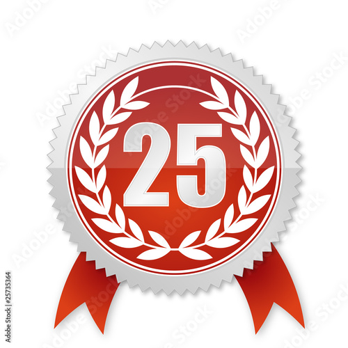 Illustration: 25 Jahre - Lorbeerkranz 25 Jahre - Lorbeerkranz