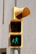 Pedestrian crossing light in Barcelona