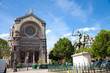 Saint-Augustin church and equestrian statue of Joan of Arc