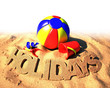 summer holidays poster