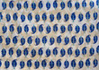 Indian block printed fabric detail