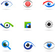 Eye icons and logos Eye icons and logos
