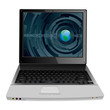 Isolated image of a laptop