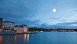 Night scene of the Stockholm City