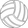Volleyball Vinyl Ready Vector Illustration Volleyball Vinyl Ready Vector Illustration