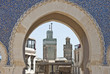 Photo en ligne au meilleur prix Blue Gate and minarets in Fes (Morocco)