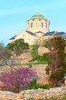 Evening St Vladimir's Cathedral church (Chersonesos, Sevastopol,