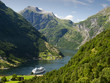 Geiranger fjord landscape Geiranger fjord landscape