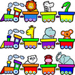 The train animals The train animals