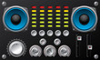 Amplifier with controls and equalizer Amplifier with controls and equalizer