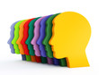 man heads