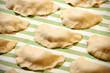 Closeup of Polish pierogi Closeup of Polish pierogi