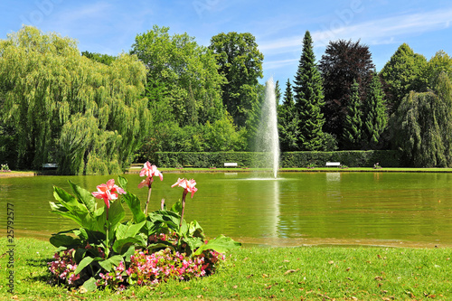 Foto: Der Kurpark in Bad Pyrmont Der Kurpark in Bad Pyrmont