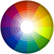 couleurs sur roue chromatique couleurs sur roue chromatique