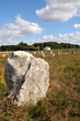 Menhir et maison