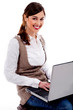lady working on laptop