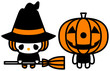 Vecteur : ハロウィンキャラクター ハロウィンキャラクター