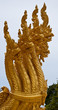 naga art in temple Thai style