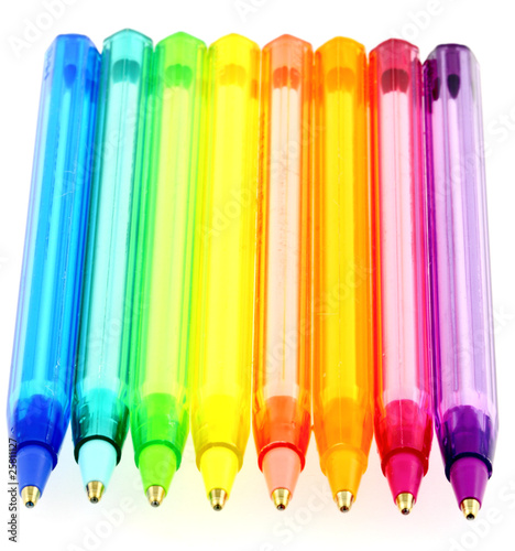 Photo: stylos à bille de couleurs stylos à bille de couleurs