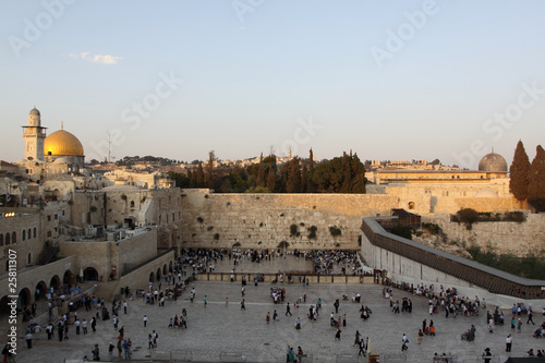 Photo: The Temple Mount in Jerusalem at Sunset The Temple Mount in Jerusalem at Sunset