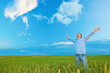 young man on filed