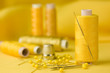 Photo: Sewing yellow Sewing yellow