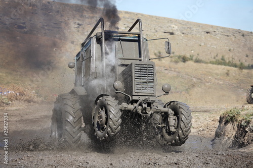 Photo: Tractor mud racing Tractor mud racing