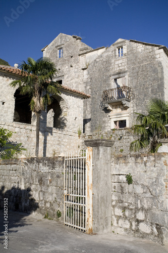 Photo: Old houses in Perast. Old houses in Perast.