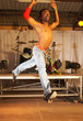 Freestyle hip-hop dancer