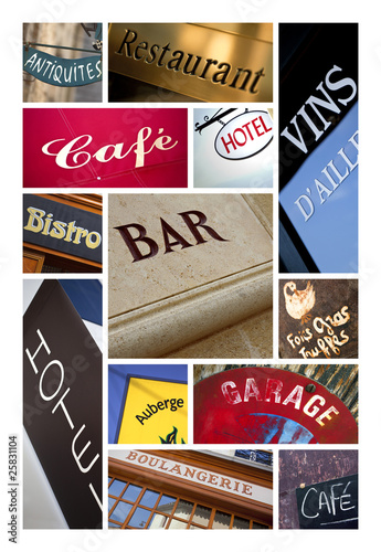 Photo : Commerce magasin enseigne logo symbole Commerce magasin enseigne logo symbole