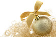 Weihnachtskugel mit Schleife