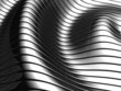 Aluminum abstract wave stripe pattern