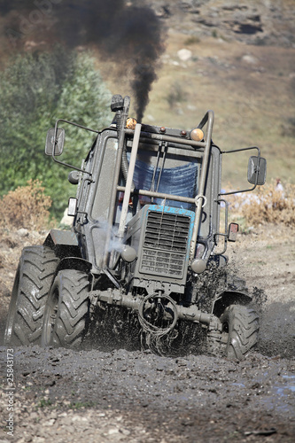 Photo: Tractor mud racing Tractor mud racing