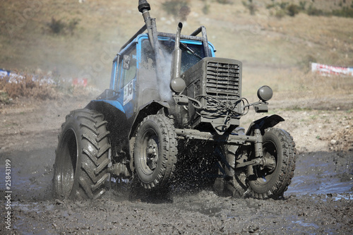 Photo: Tractor mud racing Tractor mud racing