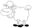 Outlined sheep