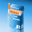 detailed vector pack of cigarettes